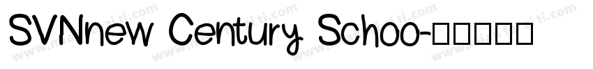 SVNnew Century Schoo字体转换